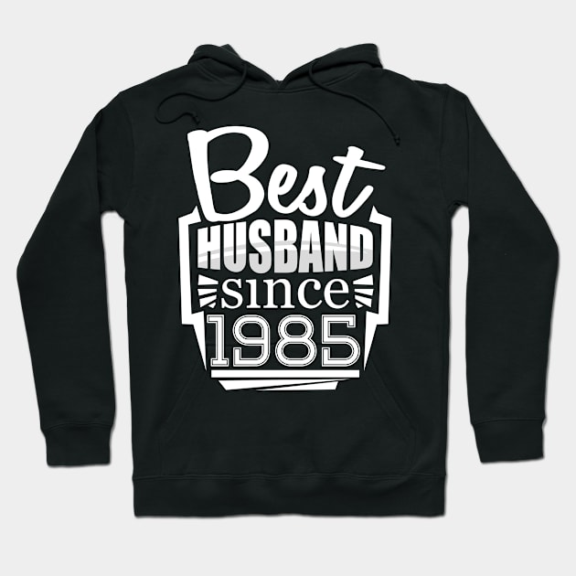 'Best Husband Since 1986' Sweet Wedding Anniversary Gift Hoodie by ourwackyhome